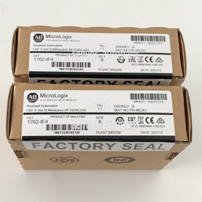 New Genuine A-B 1762-IF4 1762IF4 /B MicroLogix 4 Point Analog
