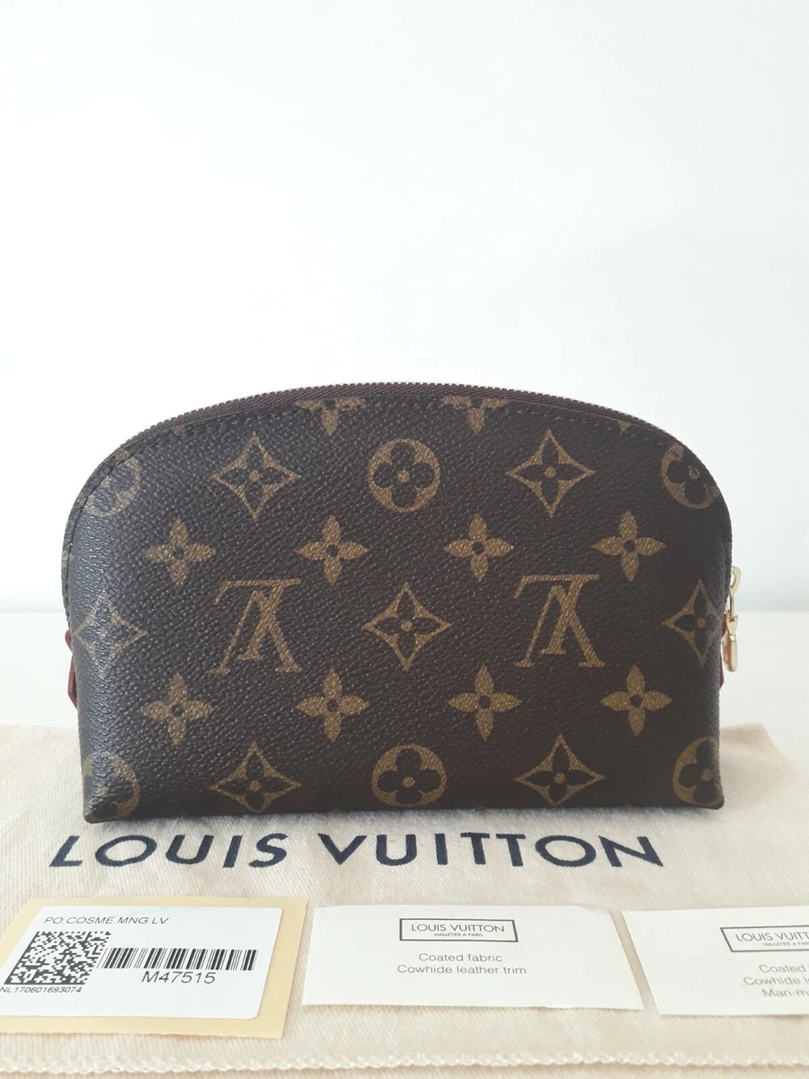 Authentic LOUIS VUITTON Pochette Cosmetic Pouch Monogram M47515 