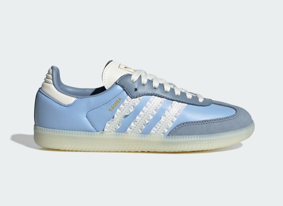 新品／Originals WMNS Samba OG \"Almost Blue\" adidas Originals WMNS Samba OG Almost Blue ID0493 Women's