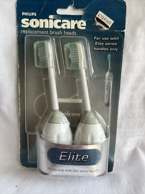 PHILIPS SONICARE Pack Of 2 Brush Heads  Elite Toothbrush #7100-7800 models NEW