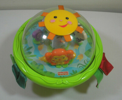 Fisher-Price Rainforest Shake N Chime Ball With Monkey Tiger