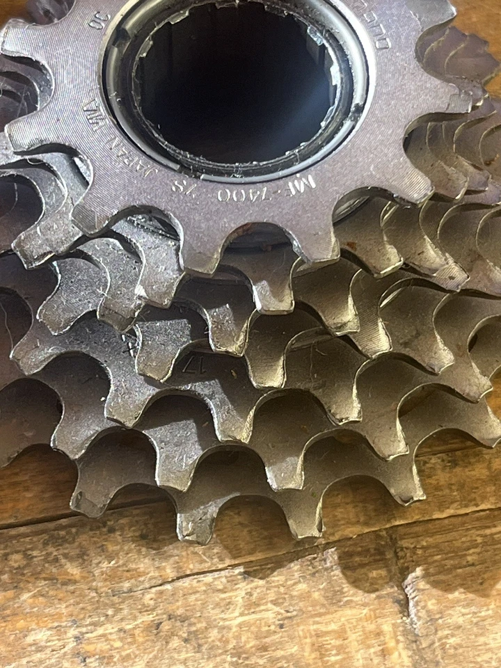 Vintage Shimano Dura Ace Freewheel MF-7400 12-13-14-15-17-19-21 7 Speed 80s Road - Image 4 of 4