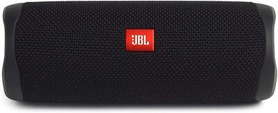 JBL Flip 5 Black Waterproof Portable Bluetooth Speaker   Powerful Sound