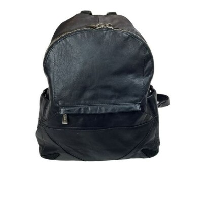 Sorial Candace Leather Backpack, Black, Silver Tone Hardware Sorial Candace Leather Backpack Bag | eBay main image 3