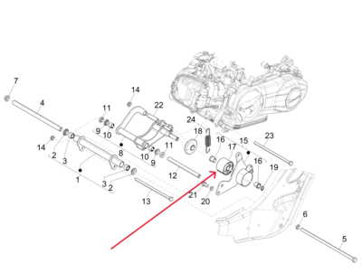 PIAGGIO VESPA パーツリスト　200ラリー他 Vespa GT 200 L (Granturismo 200 L) (USA) Frame - Plastic parts