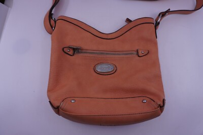 BOC Crossbody Purse Shoulder Bag Peach Faux Leather Born of Concept B.O.C.