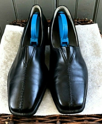 ecco leather slip on