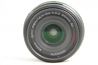 Near Mint SMC PENTAX DA 21mm F3.2 AL Limited Wide Angle Pancake AF