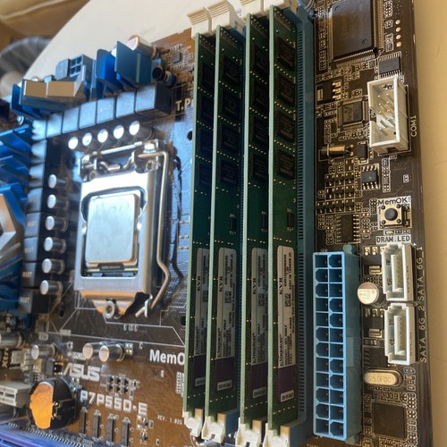 ASUS P7P55D-E main board mit Intel Core i7-818 processor #131 - Photo 3/5