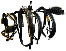 Designer Nylon Driving Harness for Single Horse Cart Pony, Cob & Full Free Ship