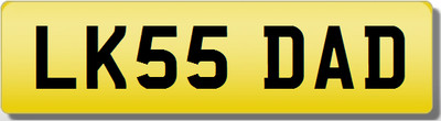 LK LKS DADDY DAD FATHERS PRESENT  Private Cherished Registration Number Plate