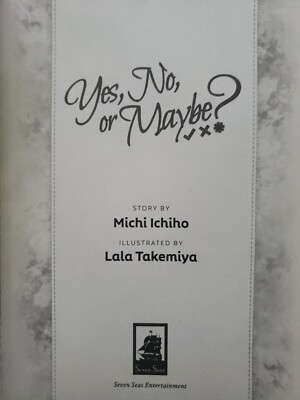 Maybe! Vol.1～Maybe! Vol.11 Yes, No, or Maybe? (Manga)