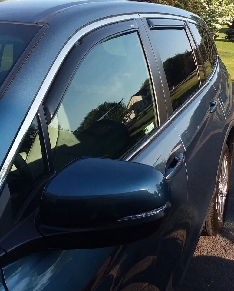 Protectores de lluvia contra humo AVS viseras de ventilación 3M en canal para Honda Pilot SUV 2016-2022 Foto 2 de 4