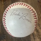 Babe Birrer single signed OAL Baseball Buffalo NY Bisons HOF Detroit Tigers