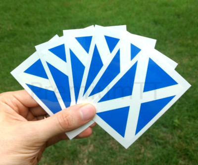 8 Large Scotland Flag Temporary Tattoos: Scottish Party Favors