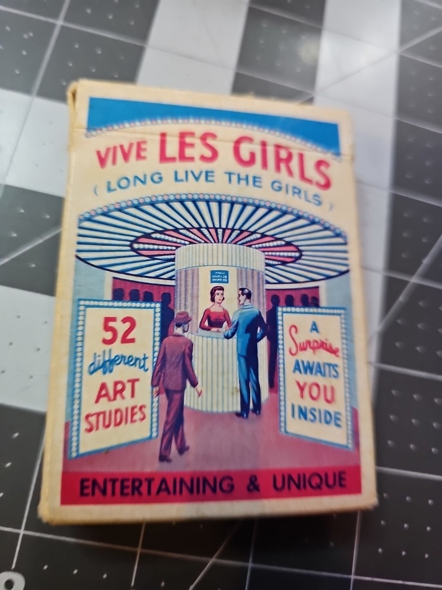 80年代未使用品Vive Les Girls Playing Cardsトランプ 80年代未使用品Vive Les Girls Playing Cardsトランプ 80年代未使用品