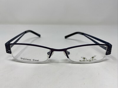Cougar Nip & Tuck Sapphire/Citrine 51-18-140 Half Rim Eyeglasses Frame /R50