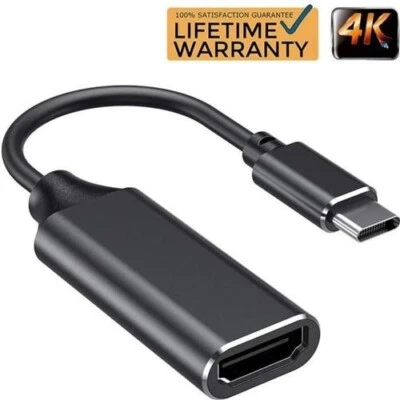 Adaptateur USB Type C vers HDMI 4K 30Hz femelle Câble vidéo Convertisseur - Photo 1/4