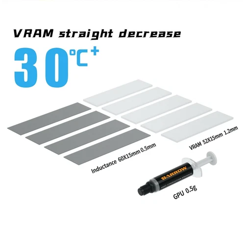 Barrow Enhanced Thermal kit for Graphics Card blocks