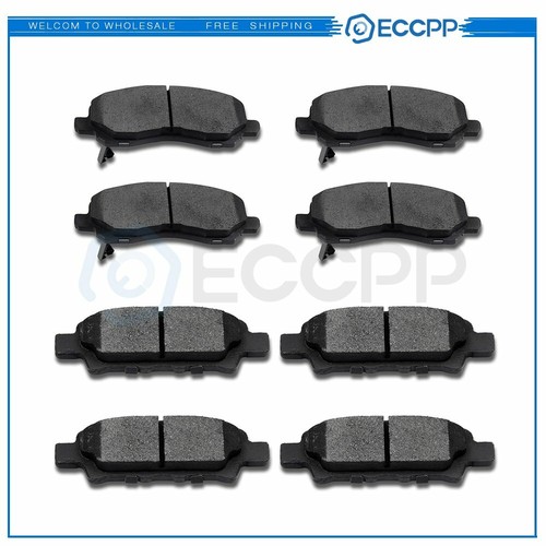Front Rear Ceramic Brake Pads For Chrysler 200 Dodge Caliber Mitsubishi
