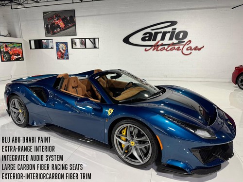 2020 Ferrari 488 Pista Spider Blu Abu Dhabi paint, Extra-Range interior ...
