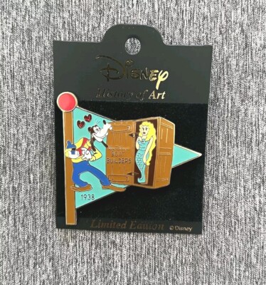 DISNEY JAPAN GOOFY AND MERMAID BOAT BUILDERS 1938 HISTORY OF ART
