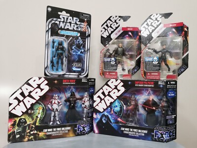 Star Wars The Force Unleashed Action Figure Lot Vader, Juno Eclipse, Rahm Kota