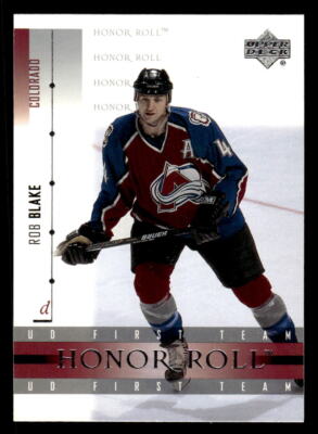 Rob Blake 2001 Upper Deck Honor Roll #11   Colorado Avalanche