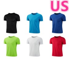 Kids Boy's Workout Shirts Quick Dry Running Tee Short Sleeve Athletic T-Shirt