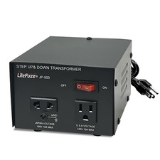 JP-500 Heavy Duty 500W Voltage Converter for Japanese  US Appliances