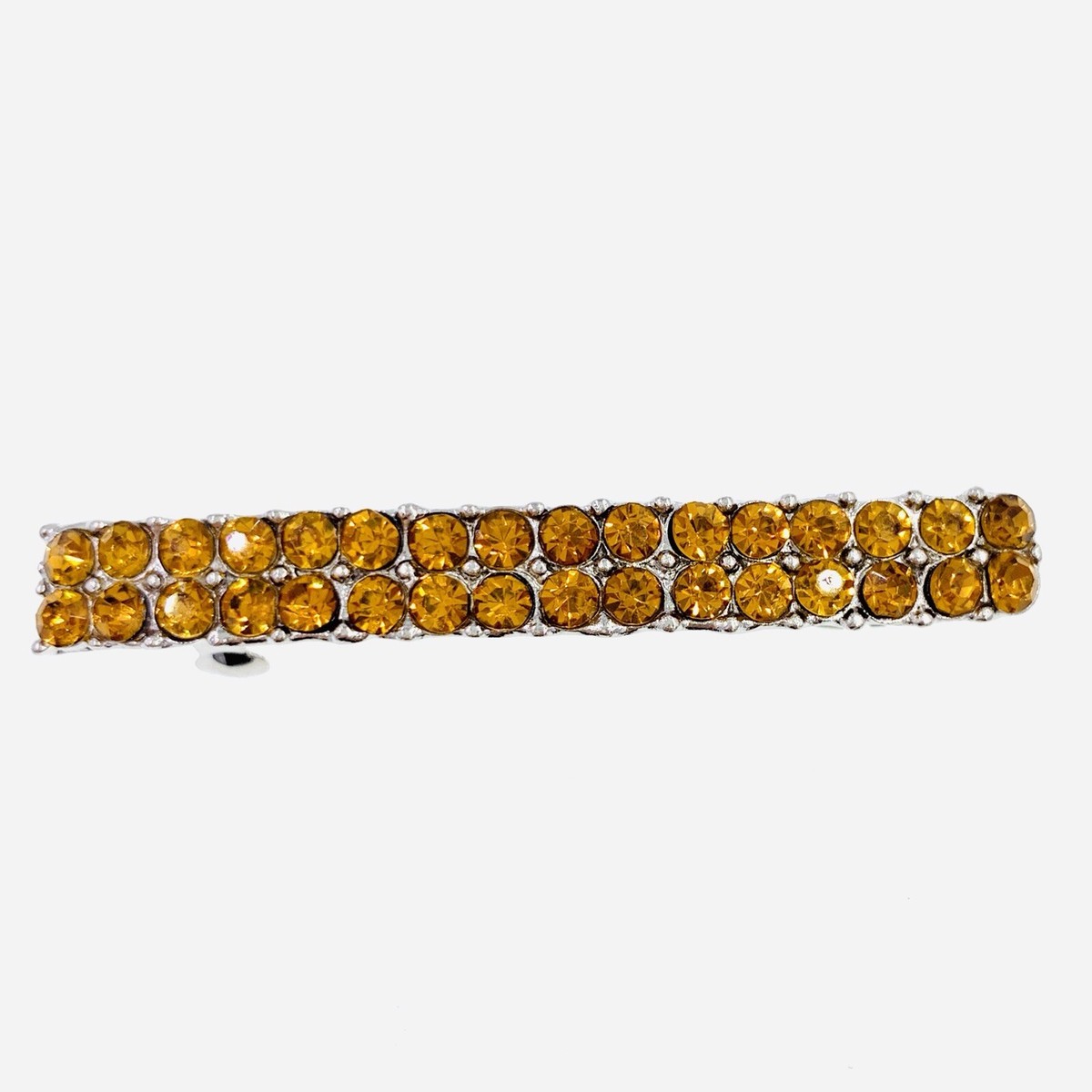 Vintage Elegant Gold and Brown Gemstone Hair Clip Amazon.com : 6 Pieces Bridal Wedding Hair Pins Gold Leaf  main image 3
