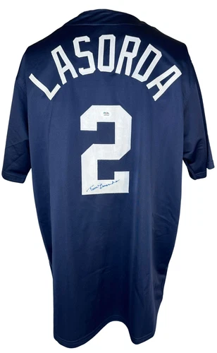 Tommy Lasorda autographed signed jersey Olympics Team USA PSA COA