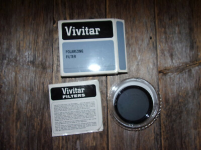 New Vivitar Polarizing Filter 55mm Camera Black White Color Film Filter  Lens