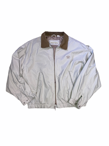 Perry Ellis Cream Windbreaker - XL | eBay