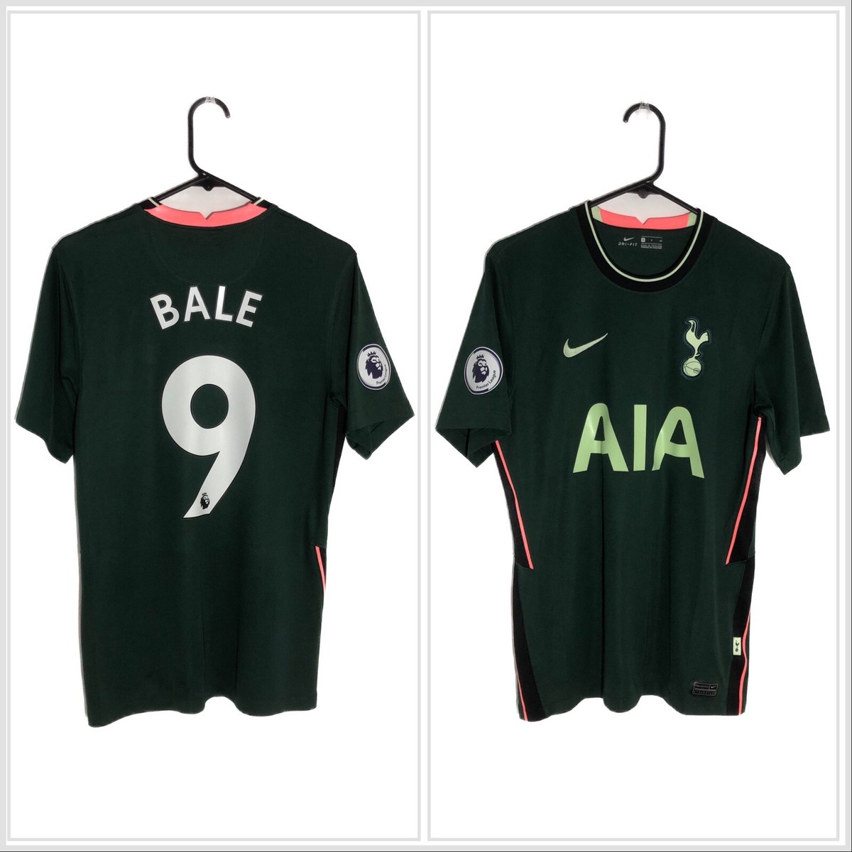 Bale #9 Tottenham Hotspur 2020/21 Small Away Excellent Condition