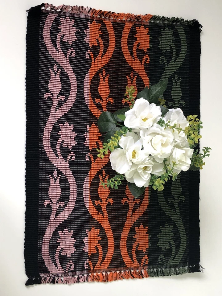 2er Sets, Tischsets, Platzsets, Hochwertige 100% Handgeknüpfter Wolle Tischest