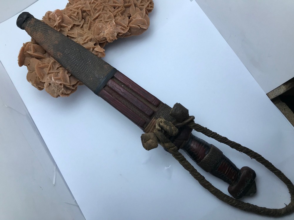 Antique Tuareg Tedda (Tubu) dagger - North Africa dagger , ethnic dagger