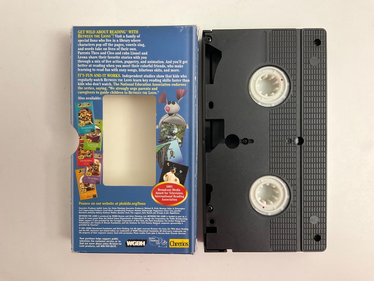 Tested ! Between the Lions VHS *Spider and Lie* Learning Reading
