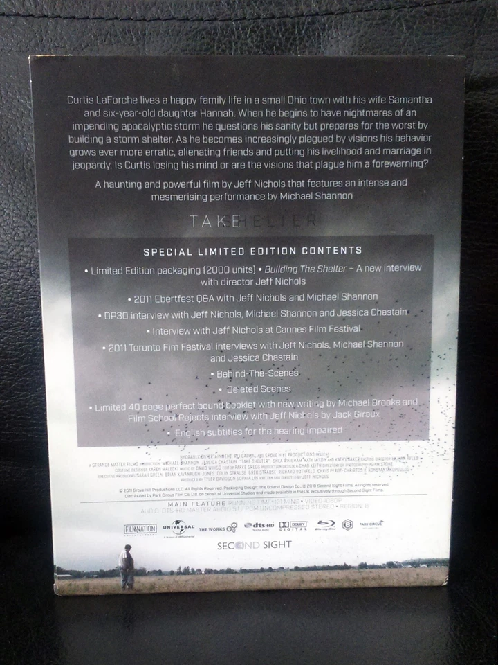 Take Shelter - Second Sight Films - Ltd Ed Blu Ray - LIKE NEW - Image 3 of 4