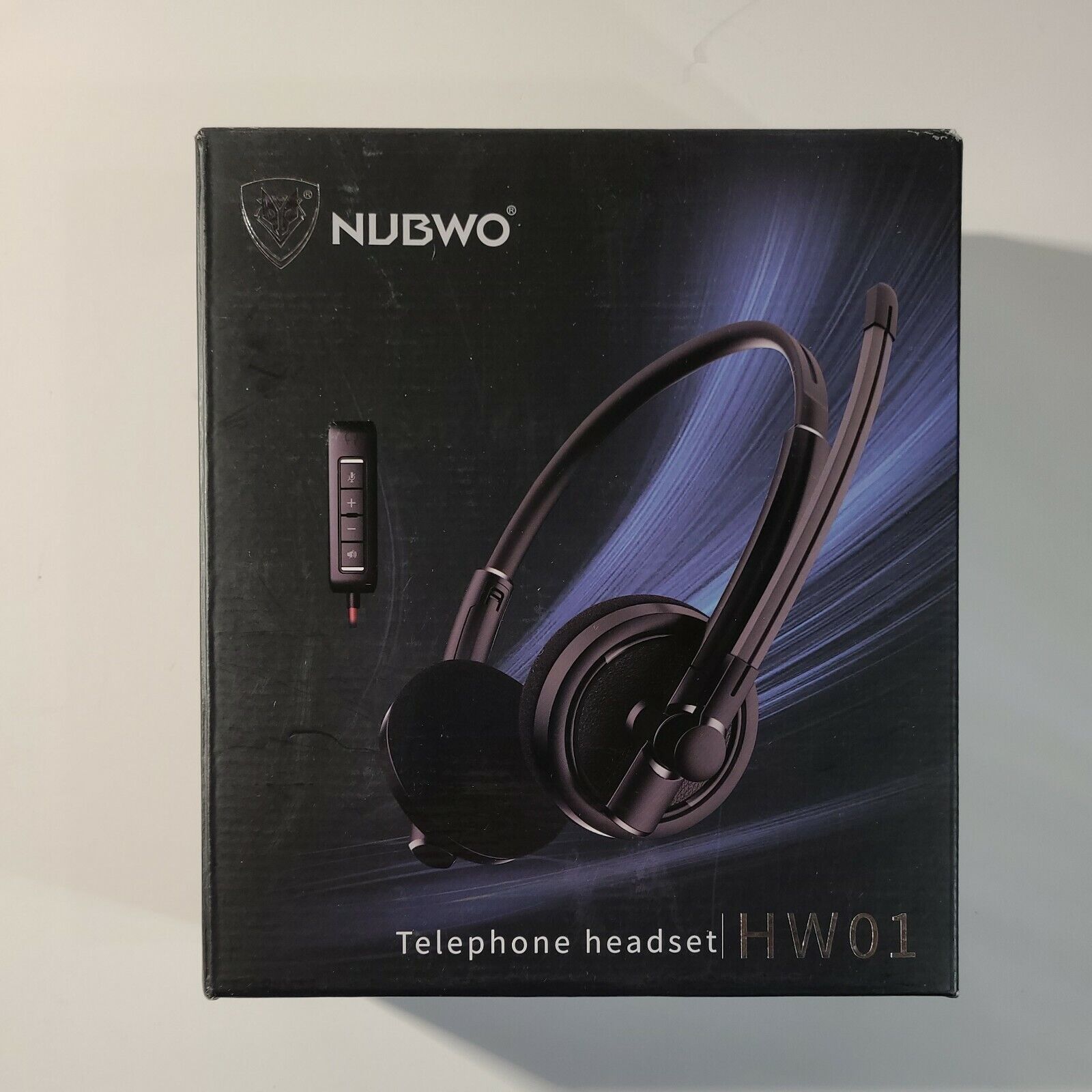 NUBWO HW01 USB Headphone/ 3.5Mm Computer Headset with Microphone Noise Cancellin