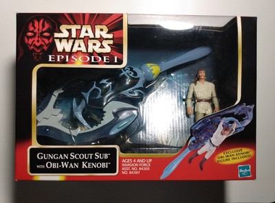 STAR WARS EPISODE 1 GUNGAN SCOUT SUB WITH OBI-WAN KENOBI