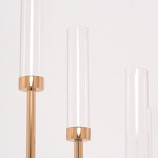 5 - 8 Heads Arms Wedding Cake Acrylic Candelabra Candle Stick Holder Centerpiece — image 8