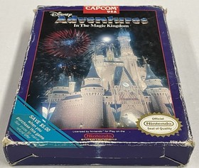 Nintendo NES Disney Adventures in the Magic Kingdom Tested Game w/Sleeve & Box