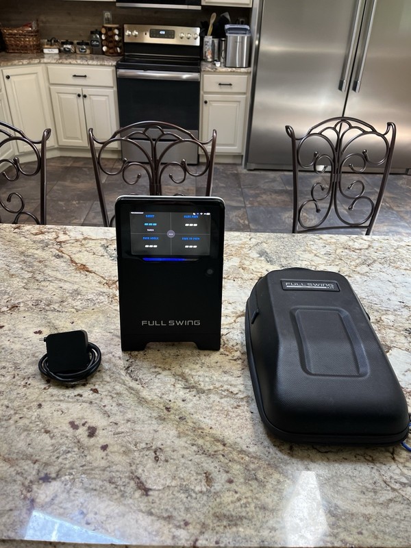 Full Swing Kit Golf Outdoor Indoor Launch Monitor Black. Used For 1 Year.