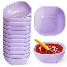 12 Pack Unbreakable Dipping Bowls, 4.5 OZ Soy Sauce Dishes dipping sauce cups...