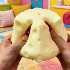Mini Cheese Squeeze Toy Extra Large Size Cheese Squishy Fidget Toys Slow Rebound