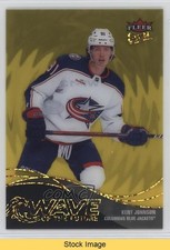 2022-23 Upper Deck Fleer Ultra Wave of the Future Gold Kent Johnson READ 10uh