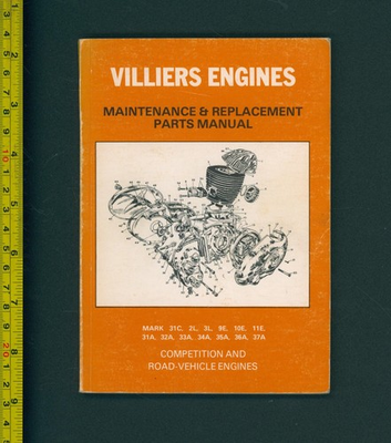 #ad Villiers Engines 1970#x27;s Maintenance amp; Replacement Parts Manual Book GE18 GBP 26.99