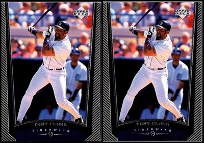 1999 Upper Deck Tony Clark (2) Card Lot - THE RAREST EDITION   FEW WILL EVER ...