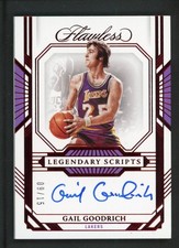2022-23 GAIL GOODRICH 09/15 AUTO PANINI FLAWLESS LEGENDARY SCRIPTS AUTOGRAPHS